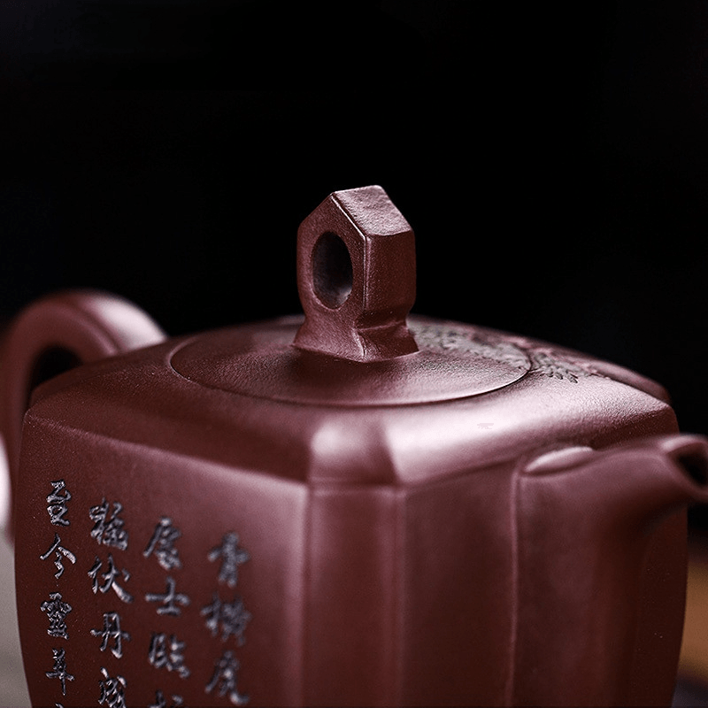 Full Handmade Yixing Zisha Teapot [Ruihu Linmen] (Long Xue Sha - 300ml) - YIQIN TEA HOUSE | yiqinteahouse.com | 200-300ml, full handmade zisha teapot, new arrival, teapot, teaware