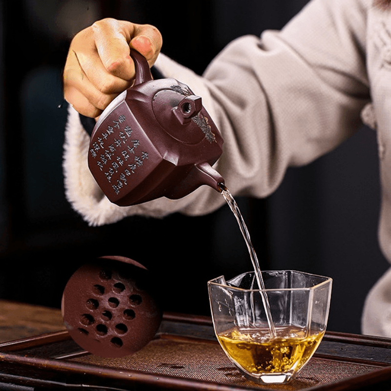 Full Handmade Yixing Zisha Teapot [Ruihu Linmen] (Long Xue Sha - 300ml) - YIQIN TEA HOUSE | yiqinteahouse.com | 200-300ml, full handmade zisha teapot, new arrival, teapot, teaware