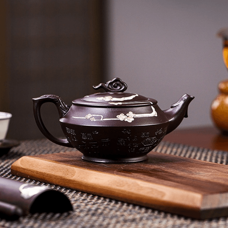 Full Handmade Yixing Zisha Teapot [Tian Jiang Xiang Rui] (Zi Jia Ni - 290ml) - YIQIN TEA HOUSE | yiqinteahouse.com | 200-300ml, full handmade zisha teapot, new arrival, teapot, teaware