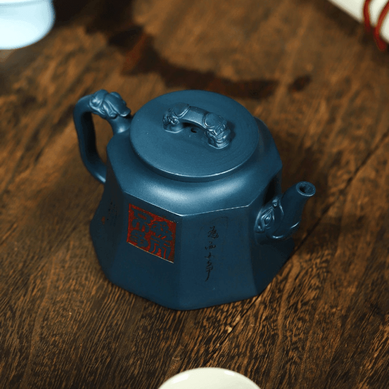 Full Handmade Yixing Zisha Teapot [Wei Er Bu Zheng] (Tian Qing Ni - 260ml) - YIQIN TEA HOUSE | yiqinteahouse.com | 200-300ml, full handmade zisha teapot, new arrival, teapot, teaware