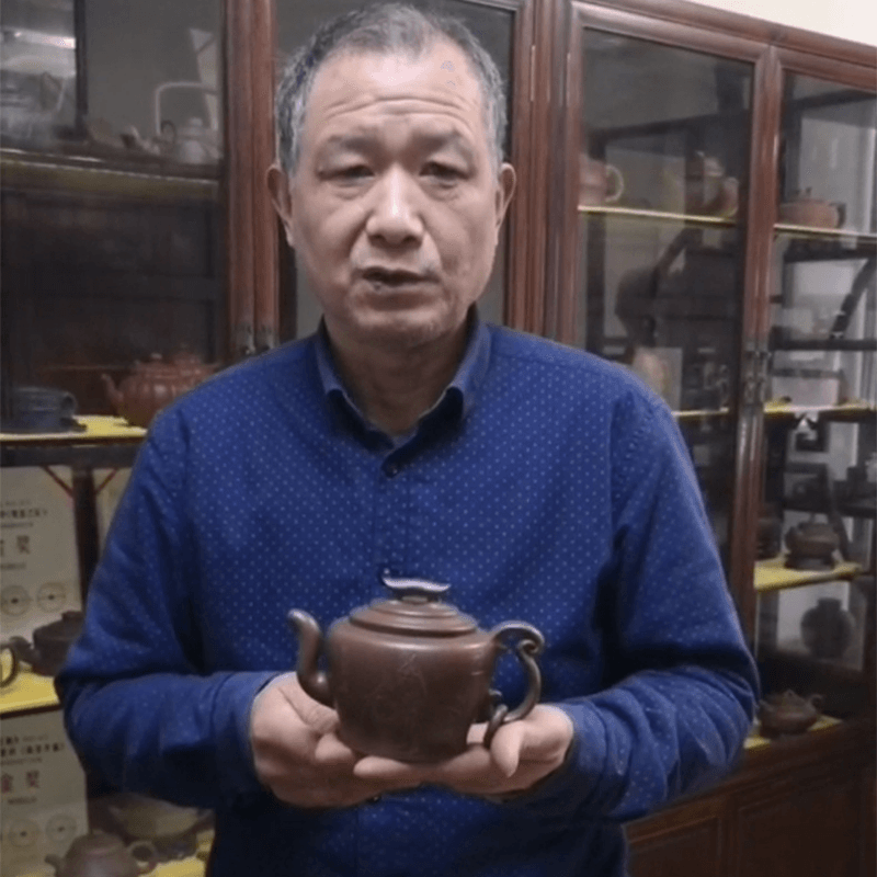 Full Handmade Yixing Zisha Teapot [Wengu Zhixin] (Di Cao Qing - 460ml) - YIQIN TEA HOUSE | yiqinteahouse.com | >300ml, full handmade zisha teapot, new arrival, teapot, teaware