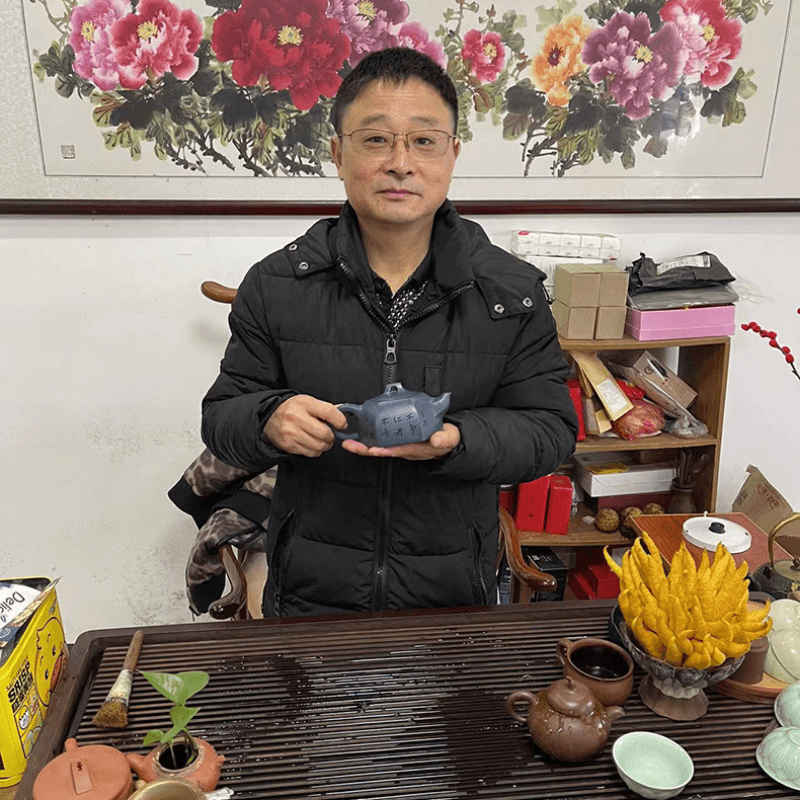 Full Handmade Yixing Zisha Teapot [Wuyu Zegang] (Tian Qing Ni - 320ml) - YIQIN TEA HOUSE | yiqinteahouse.com | >300ml, full handmade zisha teapot, new arrival, teapot, teaware