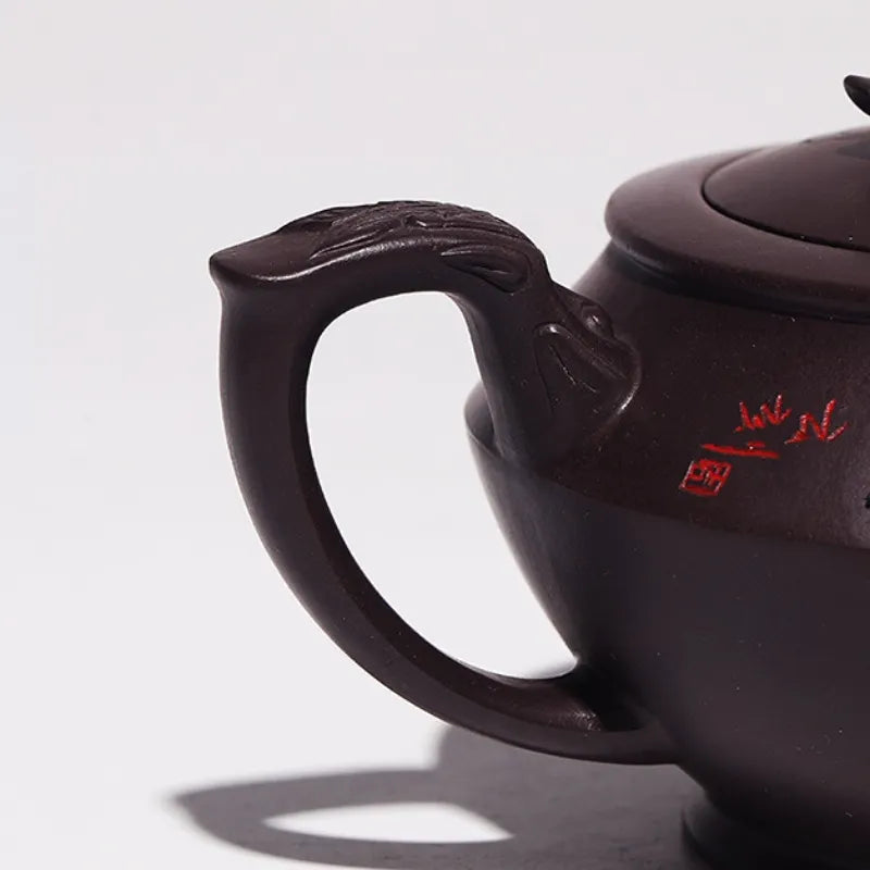 Full Handmade Yixing Zisha Teapot [Xiang Rui] (Zi Jia Ni - 290ml) - YIQIN TEA HOUSE | yiqinteahouse.com | 200-300ml, full handmade zisha teapot, new arrival, teapot, teaware