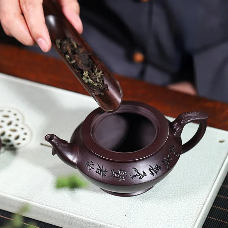 Full Handmade Yixing Zisha Teapot [Xiang Rui] (Zi Jia Ni - 290ml) - YIQIN TEA HOUSE | yiqinteahouse.com | 200-300ml, full handmade zisha teapot, new arrival, teapot, teaware