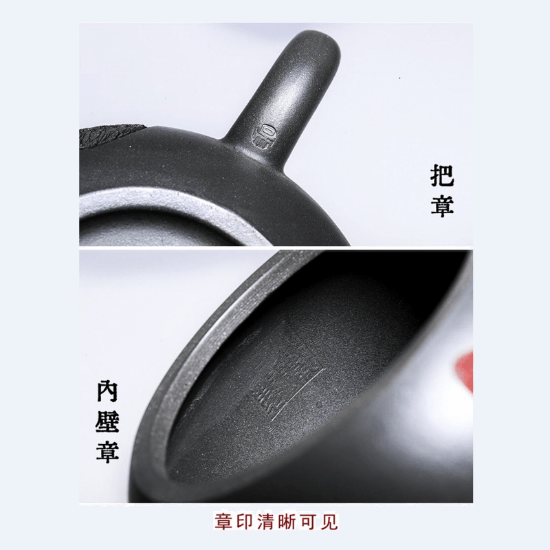 Full Handmade Yixing Zisha Teapot [Xiang Yun Xishi] (Shenjing Mo Lu Ni - 430ml) - YIQIN TEA HOUSE | yiqinteahouse.com | >300ml, full handmade zisha teapot, new arrival, teapot, teaware