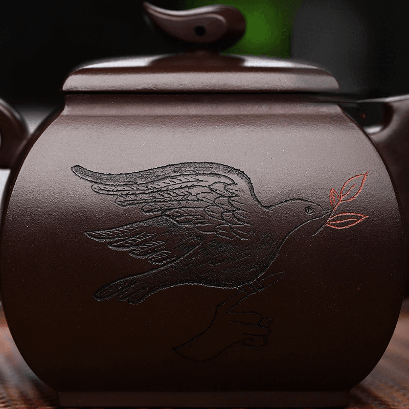 Full Handmade Yixing Zisha Teapot [Xiangwang Heping] (Zi Jia Ni - 290ml) - YIQIN TEA HOUSE | yiqinteahouse.com | 200-300ml, full handmade zisha teapot, new arrival, teapot, teaware