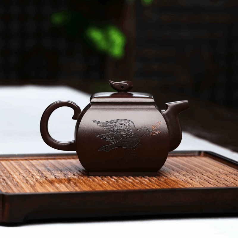 Full Handmade Yixing Zisha Teapot [Xiangwang Heping] (Zi Jia Ni - 290ml) - YIQIN TEA HOUSE | yiqinteahouse.com | 200-300ml, full handmade zisha teapot, new arrival, teapot, teaware