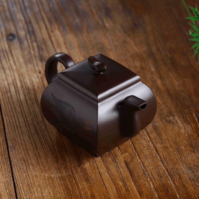 Full Handmade Yixing Zisha Teapot [Xiangwang Heping] (Zi Jia Ni - 290ml) - YIQIN TEA HOUSE | yiqinteahouse.com | 200-300ml, full handmade zisha teapot, new arrival, teapot, teaware