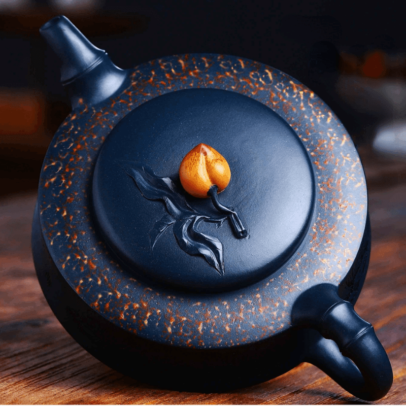 Full Handmade Yixing Zisha Teapot [Xiantao] (Tian Qing Ni - 350ml) - YIQIN TEA HOUSE | yiqinteahouse.com | >300ml, autopostr_instagram_69921, full handmade zisha teapot, new arrival, teapot, teaware