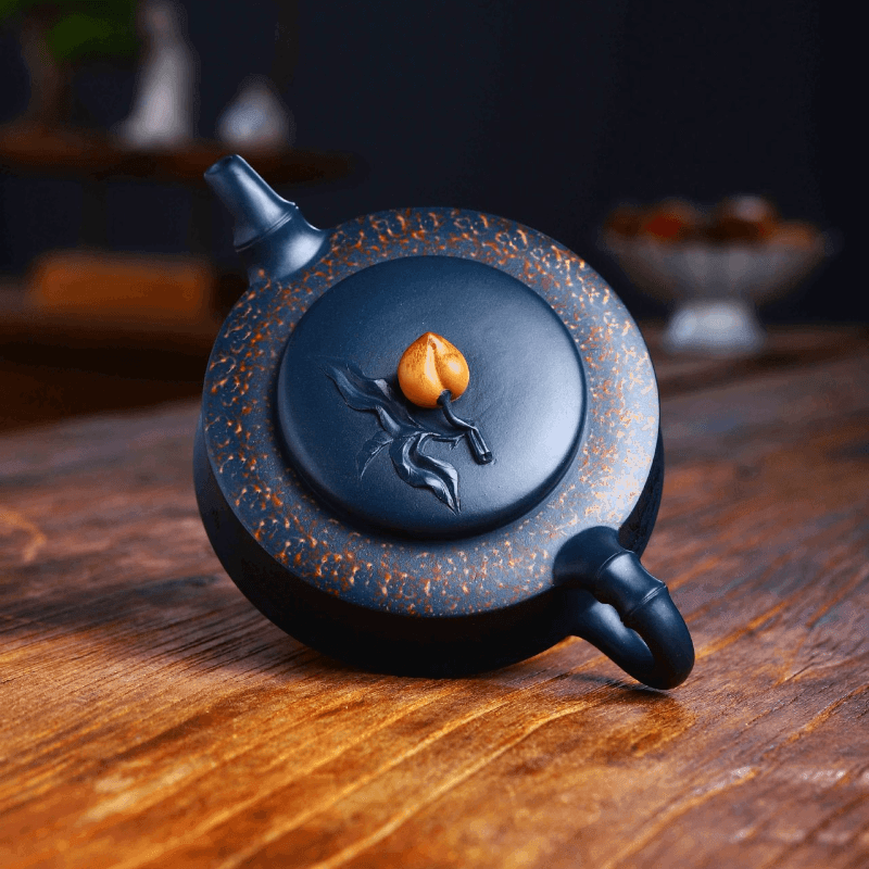 Full Handmade Yixing Zisha Teapot [Xiantao] (Tian Qing Ni - 350ml) - YIQIN TEA HOUSE | yiqinteahouse.com | >300ml, autopostr_instagram_69921, full handmade zisha teapot, new arrival, teapot, teaware