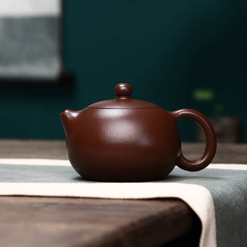 Full Handmade Yixing Purple Clay Teapot [Xishi Pot] | 全手工宜兴紫砂壶 原矿老紫泥 [西施壶] - YIQIN TEA HOUSE 一沁茶舍  |  yiqinteahouse.com