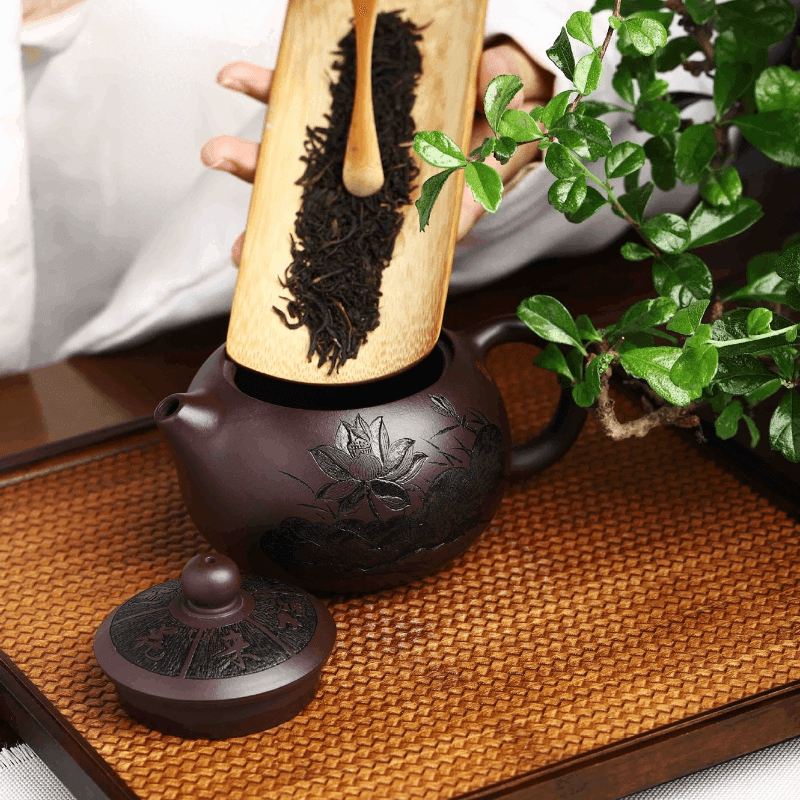 Full Handmade Yixing Zisha Teapot [Ya Shi Liu Xiang] (Zi Jia Ni - 300ml) - YIQIN TEA HOUSE | yiqinteahouse.com | 200-300ml, full handmade zisha teapot, new arrival, teapot, teaware