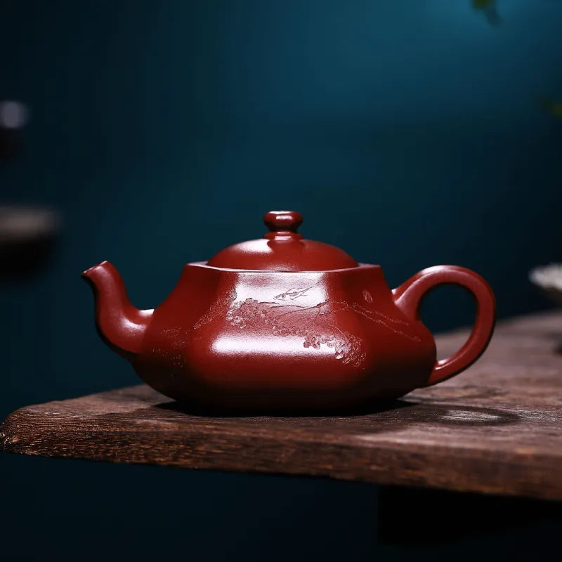 Full Handmade Yixing Zisha Teapot [Yi Hong Qing Quan] (Lao Zi Ni - 260ml) - YIQIN TEA HOUSE | yiqinteahouse.com | 200-300ml, full handmade zisha teapot, new arrival, teapot, teaware