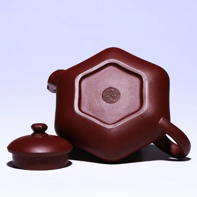 Full Handmade Yixing Zisha Teapot [Yi Hong Qing Quan] (Lao Zi Ni - 260ml) - YIQIN TEA HOUSE | yiqinteahouse.com | 200-300ml, full handmade zisha teapot, new arrival, teapot, teaware