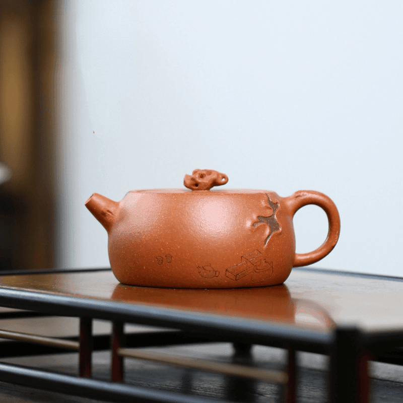 Full Handmade Yixing Zisha Teapot [You Qu] (Jiang Po Ni - 160ml) - YIQIN TEA HOUSE | yiqinteahouse.com | <200ml, autopostr_instagram_69921, full handmade zisha teapot, teapot, teaware