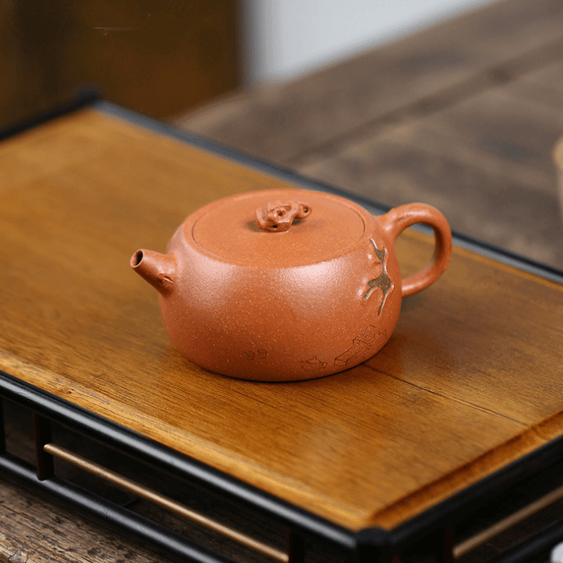 Full Handmade Yixing Zisha Teapot [You Qu] (Jiang Po Ni - 160ml) - YIQIN TEA HOUSE | yiqinteahouse.com | <200ml, autopostr_instagram_69921, full handmade zisha teapot, teapot, teaware