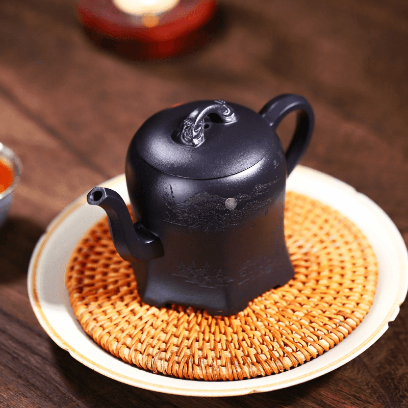 Full Handmade Yixing Zisha Teapot [Yu Bi Cheng Shui] (Shi Huang - 290ml) - YIQIN TEA HOUSE | yiqinteahouse.com | 200-300ml, autopostr_instagram_69921, full handmade zisha teapot, new arrival, teapot, teaware