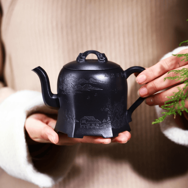 Full Handmade Yixing Zisha Teapot [Yu Bi Cheng Shui] (Shi Huang - 290ml) - YIQIN TEA HOUSE | yiqinteahouse.com | 200-300ml, autopostr_instagram_69921, full handmade zisha teapot, new arrival, teapot, teaware