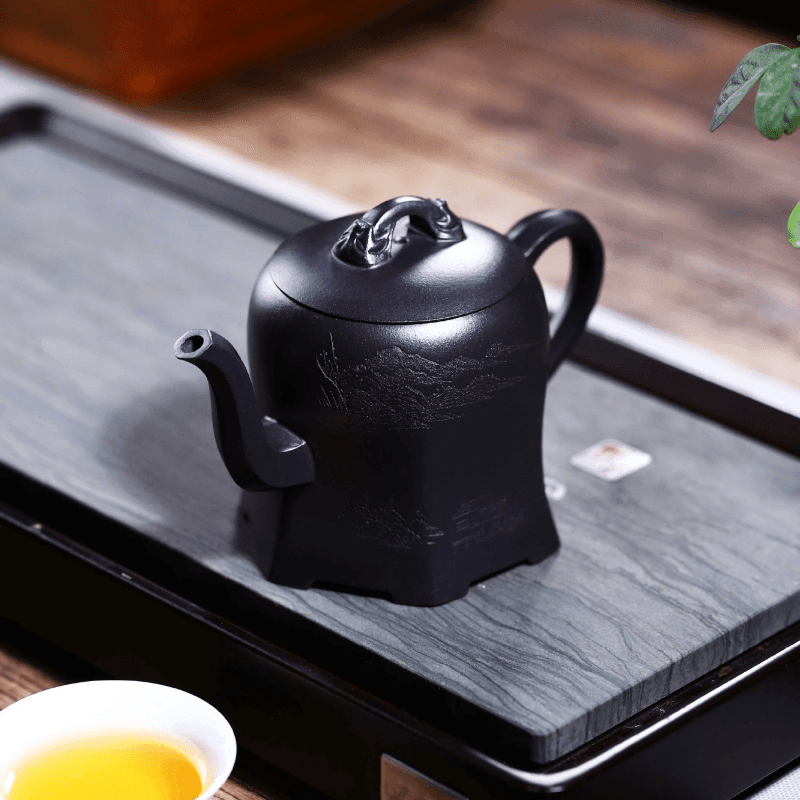 Full Handmade Yixing Zisha Teapot [Yu Bi Cheng Shui] (Shi Huang - 290ml) - YIQIN TEA HOUSE | yiqinteahouse.com | 200-300ml, autopostr_instagram_69921, full handmade zisha teapot, new arrival, teapot, teaware