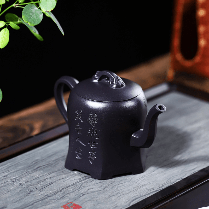 Full Handmade Yixing Zisha Teapot [Yu Bi Cheng Shui] (Shi Huang - 290ml) - YIQIN TEA HOUSE | yiqinteahouse.com | 200-300ml, autopostr_instagram_69921, full handmade zisha teapot, new arrival, teapot, teaware