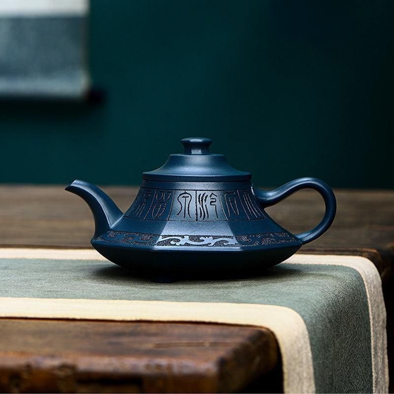 Full Handmade Yixing Zisha Teapot [Yun Lu Zhi Chun] (Tian Qing Ni - 260ml) - YIQIN TEA HOUSE | yiqinteahouse.com | 200-300ml, full handmade zisha teapot, new arrival, teapot, teaware