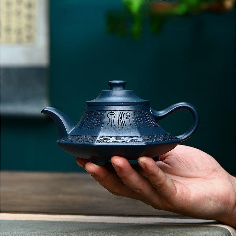 Full Handmade Yixing Zisha Teapot [Yun Lu Zhi Chun] (Tian Qing Ni - 260ml) - YIQIN TEA HOUSE | yiqinteahouse.com | 200-300ml, full handmade zisha teapot, new arrival, teapot, teaware