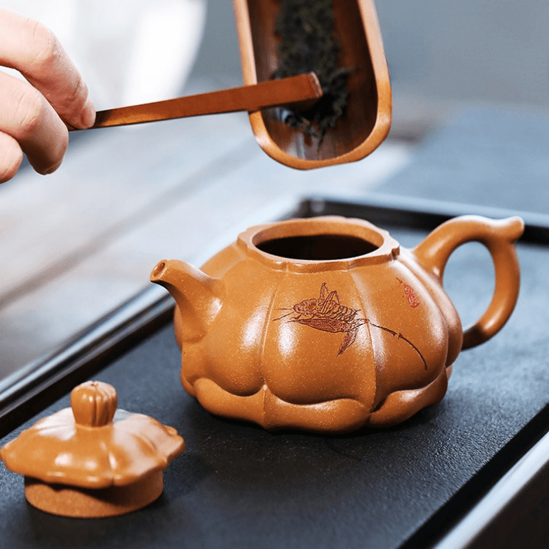 Full Handmade Yixing Zisha Teapot [Zen] (Lao Duan Ni - 260ml) - YIQIN TEA HOUSE | yiqinteahouse.com | 200-300ml, full handmade zisha teapot, new arrival, teapot, teaware