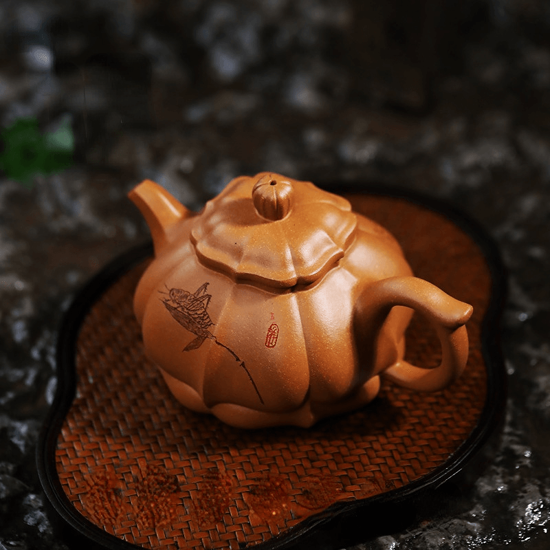 Full Handmade Yixing Zisha Teapot [Zen] (Lao Duan Ni - 260ml) - YIQIN TEA HOUSE | yiqinteahouse.com | 200-300ml, full handmade zisha teapot, new arrival, teapot, teaware