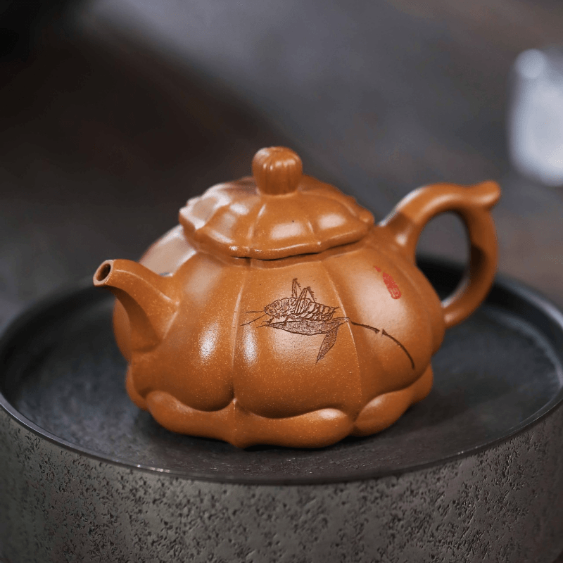 Full Handmade Yixing Zisha Teapot [Zen] (Lao Duan Ni - 260ml) - YIQIN TEA HOUSE | yiqinteahouse.com | 200-300ml, full handmade zisha teapot, new arrival, teapot, teaware