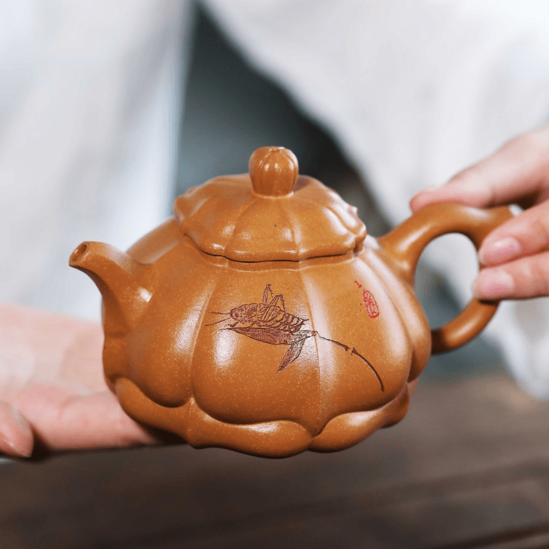 Full Handmade Yixing Zisha Teapot [Zen] (Lao Duan Ni - 260ml) - YIQIN TEA HOUSE | yiqinteahouse.com | 200-300ml, full handmade zisha teapot, new arrival, teapot, teaware