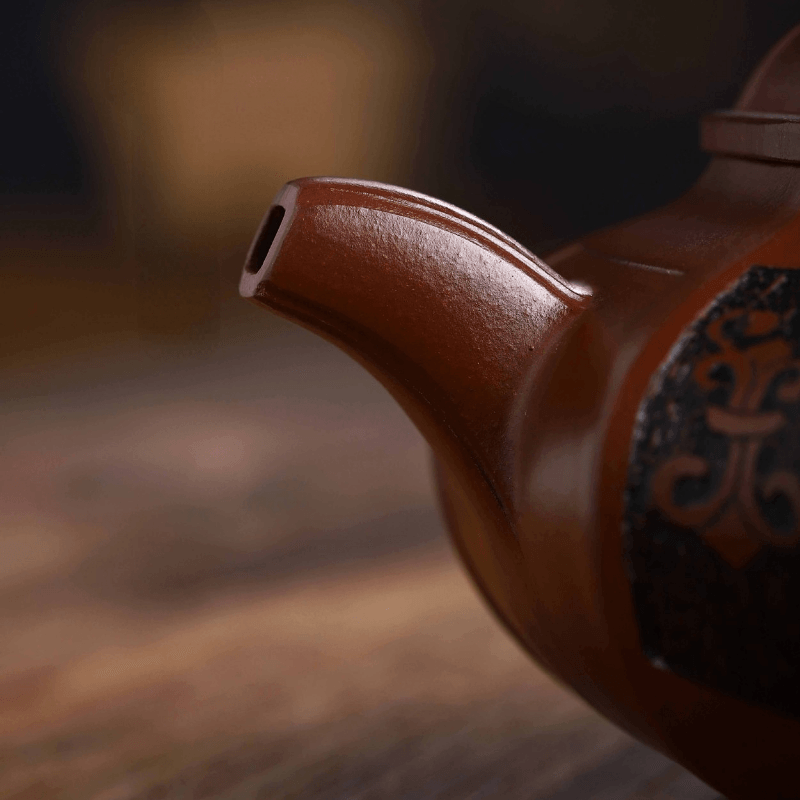 Full Handmade Yixing Zisha Teapot [Zhi Xing He Yi] (Di Cao Qing - 360ml) - YIQIN TEA HOUSE | yiqinteahouse.com | >300ml, full handmade zisha teapot, new arrival, teapot, teaware