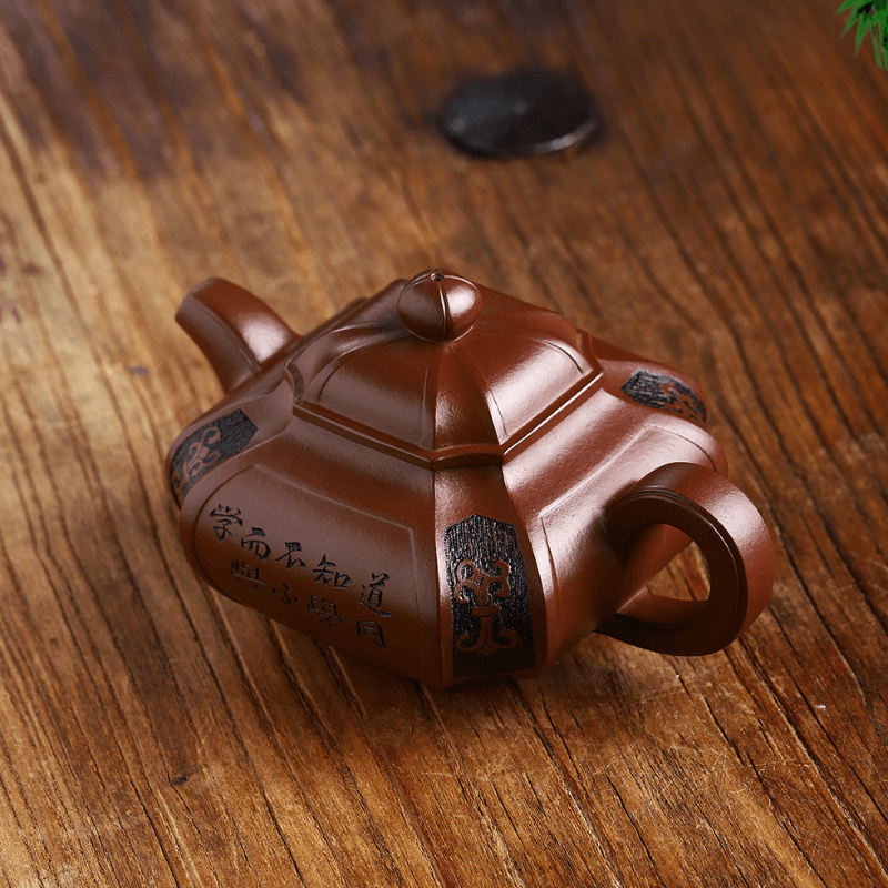 Full Handmade Yixing Zisha Teapot [Zhi Xing He Yi] (Di Cao Qing - 360ml) - YIQIN TEA HOUSE | yiqinteahouse.com | >300ml, full handmade zisha teapot, new arrival, teapot, teaware