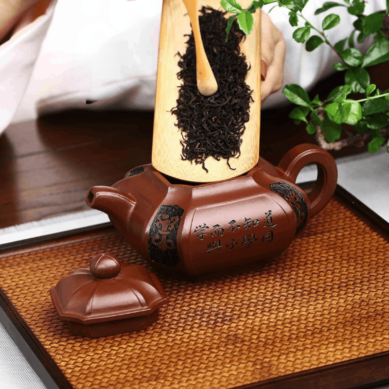 Full Handmade Yixing Zisha Teapot [Zhi Xing He Yi] (Di Cao Qing - 360ml) - YIQIN TEA HOUSE | yiqinteahouse.com | >300ml, full handmade zisha teapot, new arrival, teapot, teaware