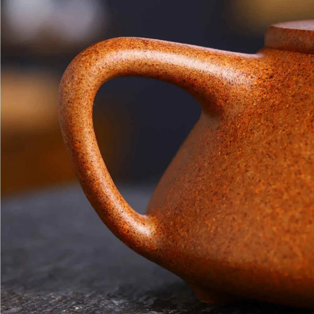 Full Handmade Yixing Zisha Teapot [Ziye Shi Piao Pot] (Jiang Po Ni - 280ml) - YIQIN TEA HOUSE | yiqinteahouse.com | 200-300ml, full handmade zisha teapot, new arrival, plain smooth, teapot, teaware