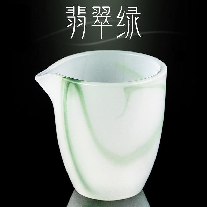 Ink Paint Jade Porcelain/Green Paint Emerald Runyu Tea Cup 30ml - YIQIN TEA HOUSE | yiqinteahouse.com | tea cup, teaware