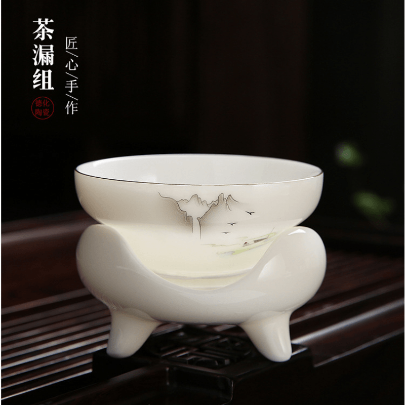 Mutton Fat Jade White Porcelain Tea Gift Set [Shangshan Ruoshui] - YIQIN TEA HOUSE | yiqinteahouse.com | ceramic teapot, new arrival, teaware, teaware set