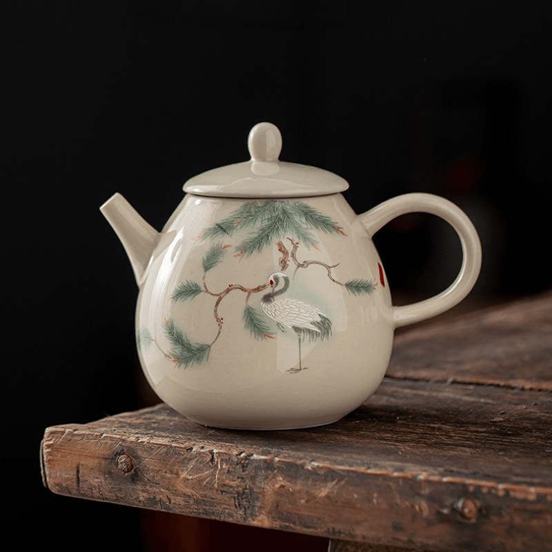 Plant Ash Ceramic Gongfu Tea Gift Set - YIQIN TEA HOUSE | yiqinteahouse.com | ceramic teapot, teaware, teaware set