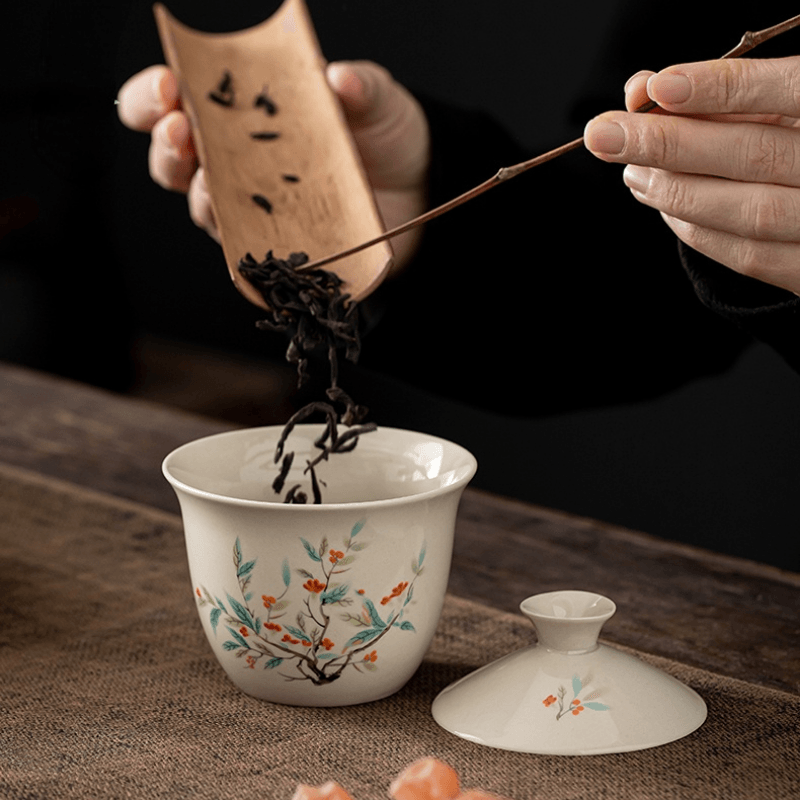 Plant Ash Ceramic Gongfu Tea Gift Set - YIQIN TEA HOUSE | yiqinteahouse.com | ceramic teapot, teaware, teaware set