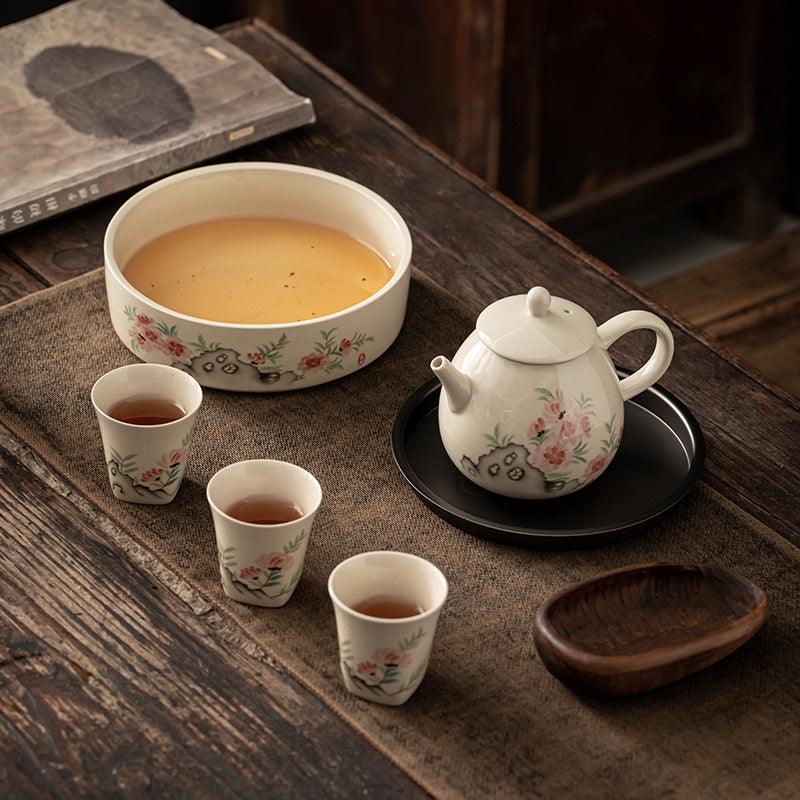 Plant Ash Ceramic Gongfu Tea Gift Set - YIQIN TEA HOUSE | yiqinteahouse.com | ceramic teapot, teaware, teaware set