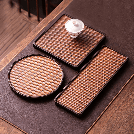 Retro Bamboo Tea Tray - YIQIN TEA HOUSE | yiqinteahouse.com | new arrival, tea tray, teaware