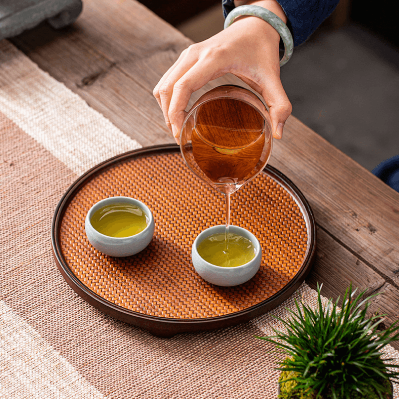 Retro Bamboo Tea Tray - YIQIN TEA HOUSE | yiqinteahouse.com | new arrival, tea tray, teaware