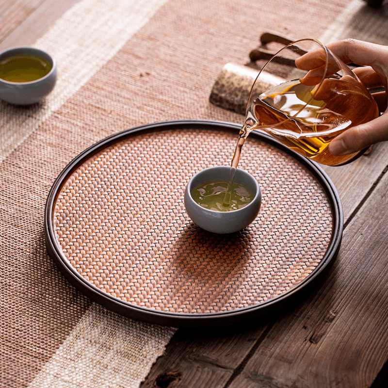 Retro Bamboo Tea Tray - YIQIN TEA HOUSE | yiqinteahouse.com | new arrival, tea tray, teaware