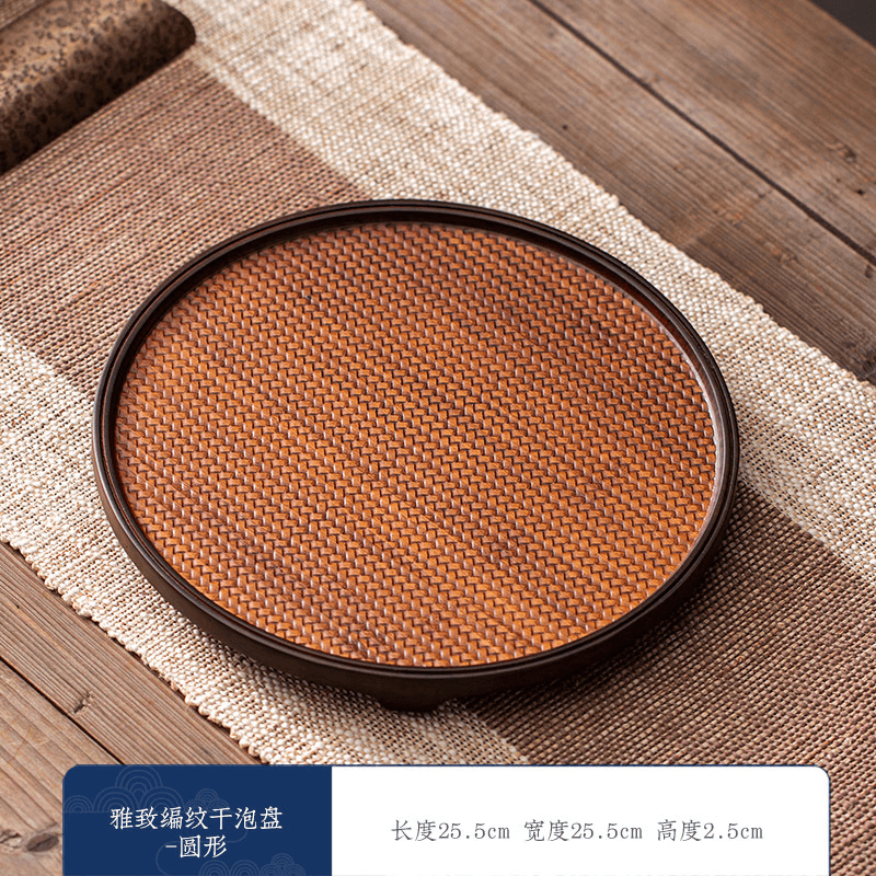 Retro Bamboo Tea Tray - YIQIN TEA HOUSE | yiqinteahouse.com | new arrival, tea tray, teaware