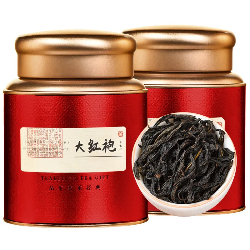 Wuyi [Da Hong Pao] Strong Aroma Oolong Tea Canned Gift Set 360g - YIQIN TEA HOUSE | yiqinteahouse.com | da hong pao, oolong tea, tea