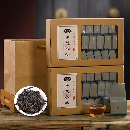 [Wuyi Narcissus] Gift Box Set | 武夷岩茶 [老枞水仙] 茶叶礼盒装 500g - YIQIN TEA HOUSE 一沁茶舍 | yiqinteahouse.com