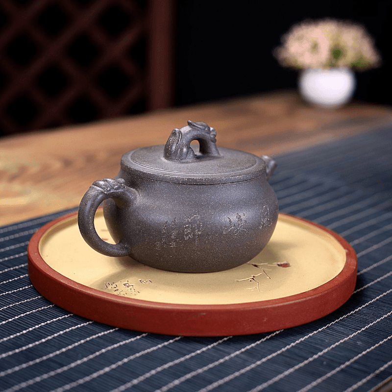Yixing Purple Clay Teapot [Breeze] | 宜兴紫砂壶 原矿青段泥 [清风竣节] - YIQIN TEA HOUSE 一沁茶舍  |  yiqinteahouse.com