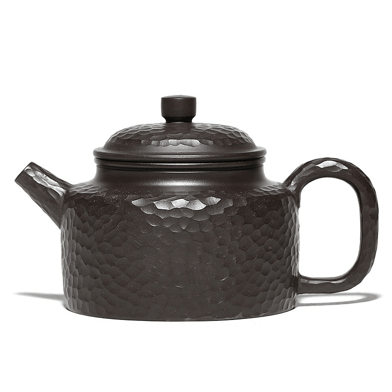 Yixing Purple Clay Teapot [Diamond De Zhong] | 宜兴紫砂壶 原黑泥 [钻面德钟] - YIQIN TEA HOUSE 一沁茶舍  |  yiqinteahouse.com