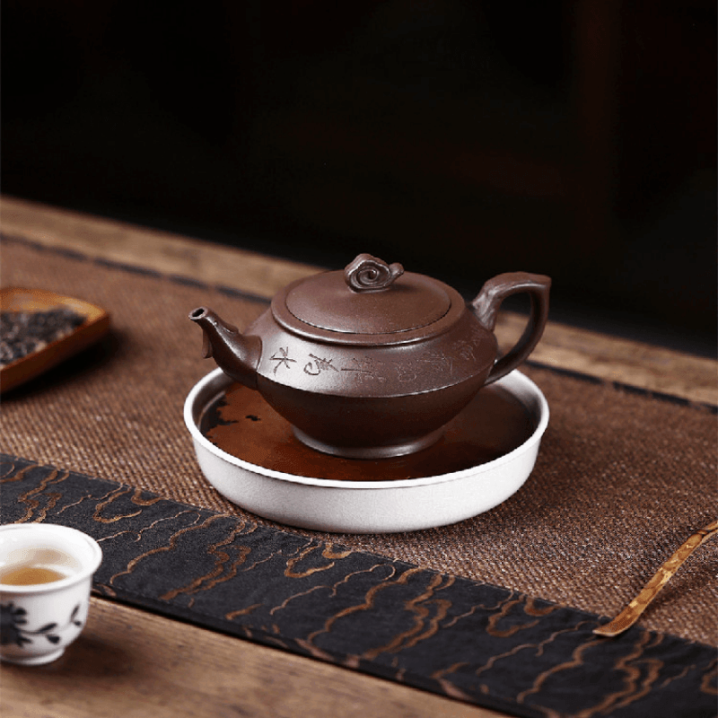Yixing Purple Clay Teapot [Han Yun Pot] | 宜兴紫砂壶 原矿紫泥 [汉云壶] - YIQIN TEA HOUSE 一沁茶舍  |  yiqinteahouse.com
