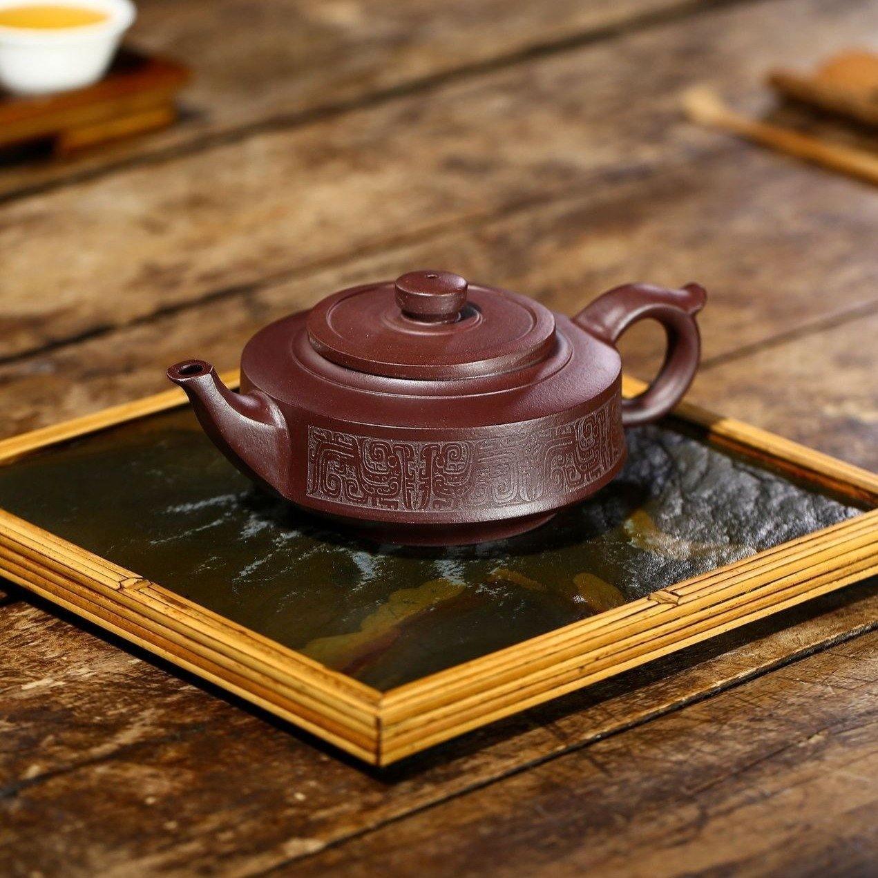 Yixing Purple Clay Teapot [Jade Piece] | 宜兴紫砂壶原矿紫泥[玉璧 