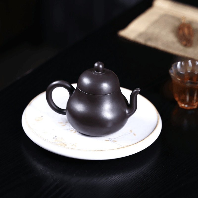 Yixing Purple Clay Teapot [Si Ting] | 宜兴紫砂壶 原矿黑泥 [思婷] - YIQIN TEA HOUSE 一沁茶舍  |  yiqinteahouse.com